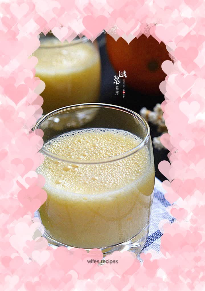 Milky orange juice