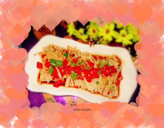 Chopped Pepper Enoki Mushroom