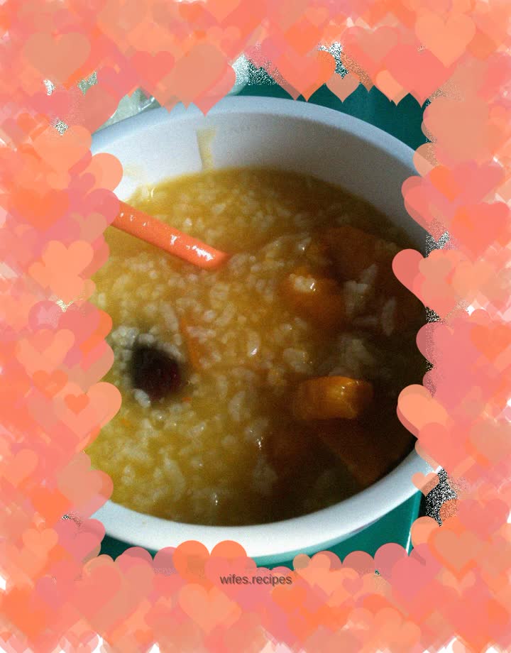 [Mama’s Little Kitchen]Red Dates and Pumpkin Porridge