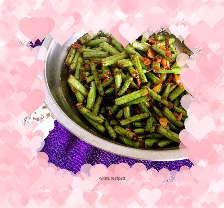 Stir-fried green beans
