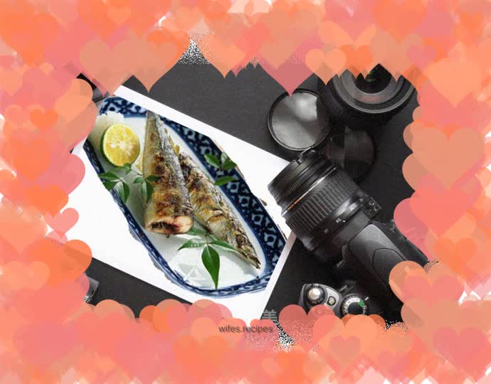 Microwave oven---lemon saury