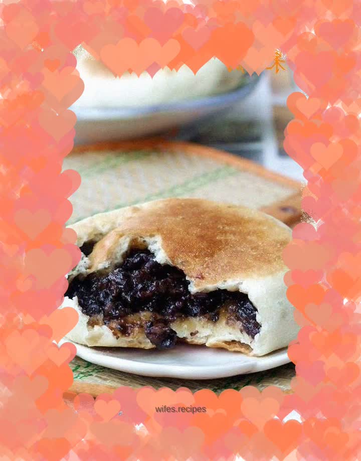 Black rice and brown sugar cake