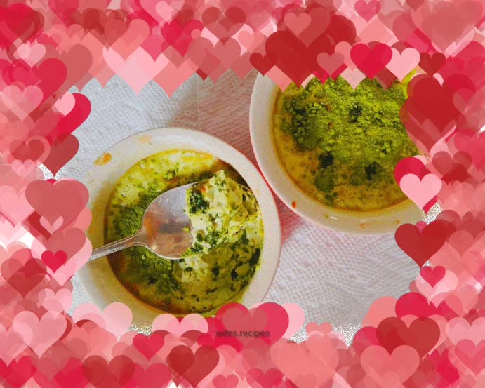 Matcha pudding