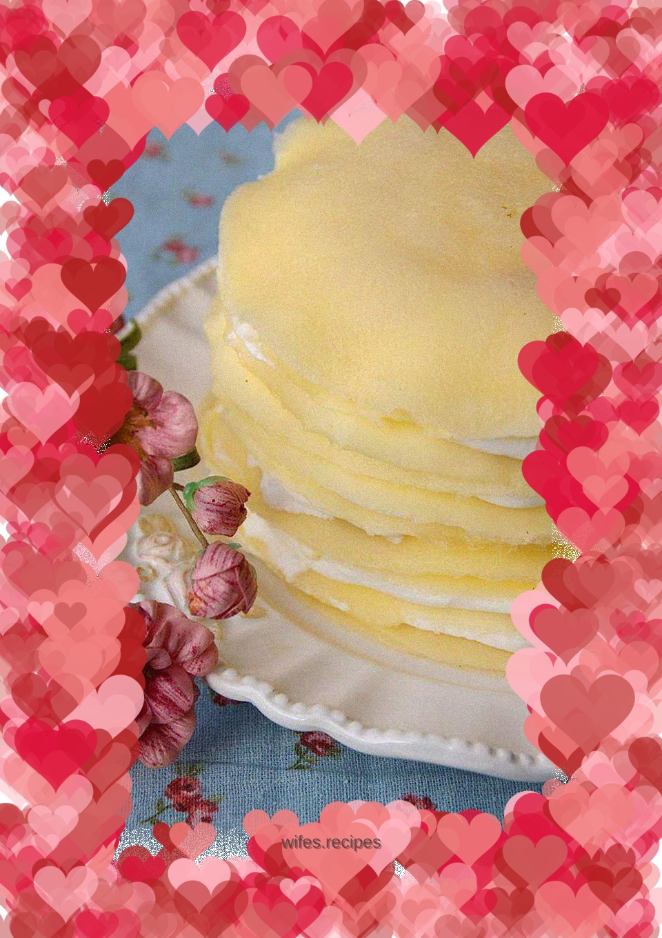 Thousand layers of durian cake