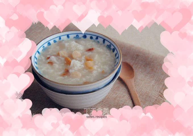 Yam and shrimp porridge