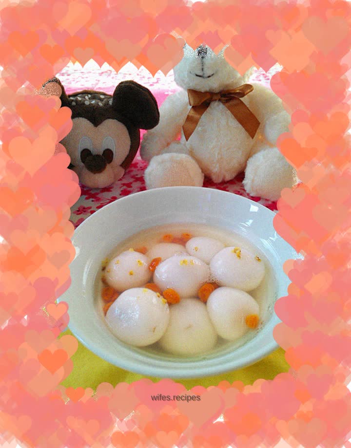 Osmanthus brown sugar glutinous rice balls