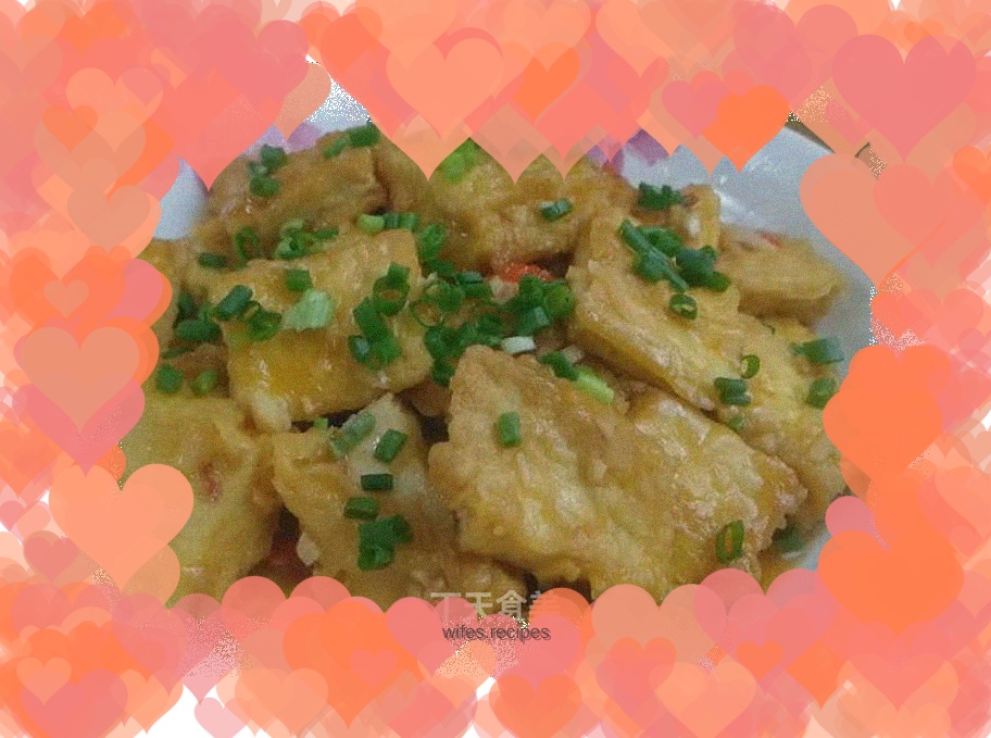 Fish flavored tofu