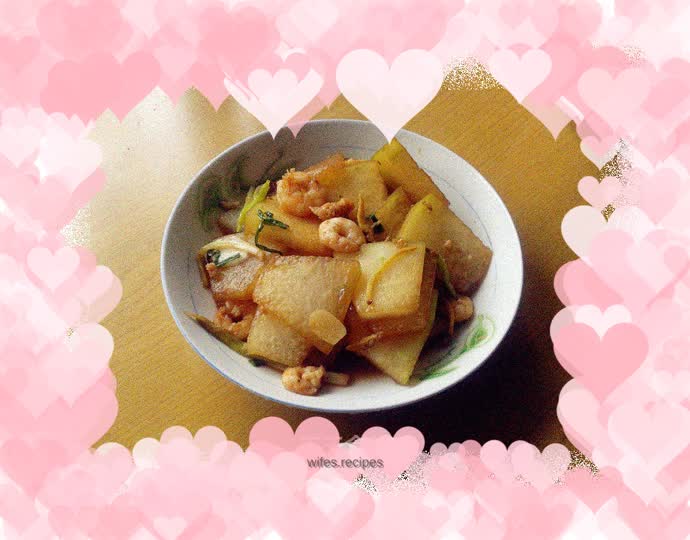 Winter Melon Braised Shrimp