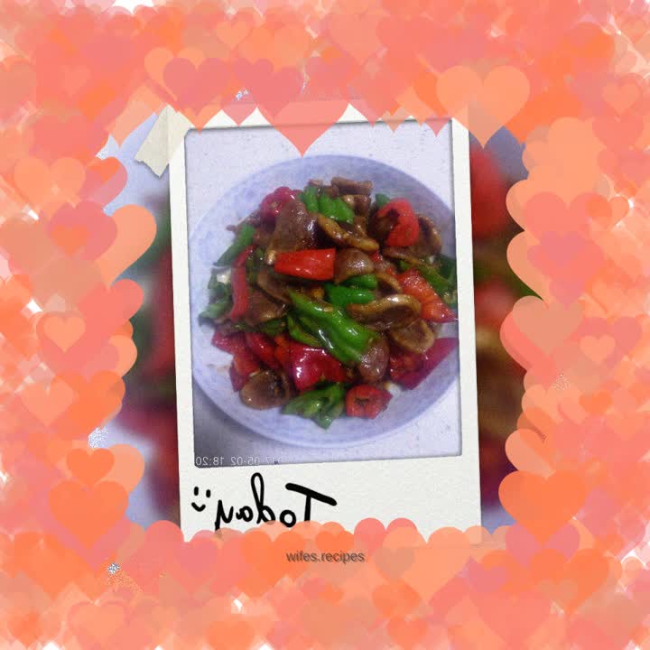 Fried Sausage with Chili Pepper