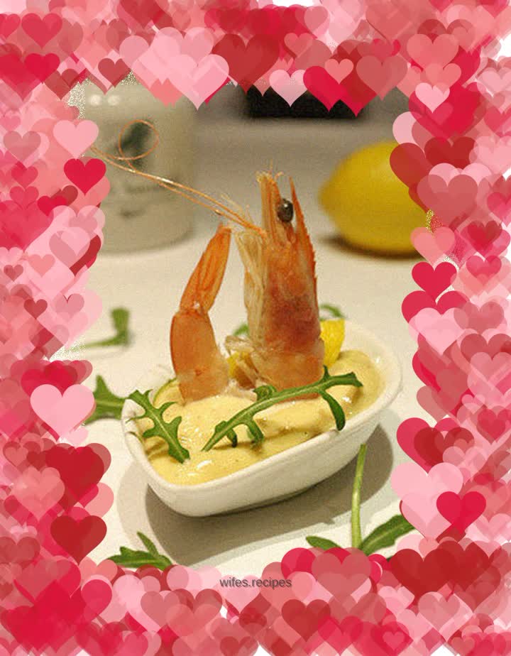 Western-style boiled shrimp