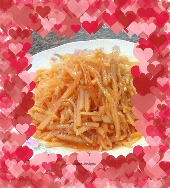Tomato Sauce Shredded Potatoes