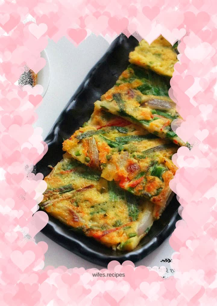 Korean Spiced Shrimp Pancake