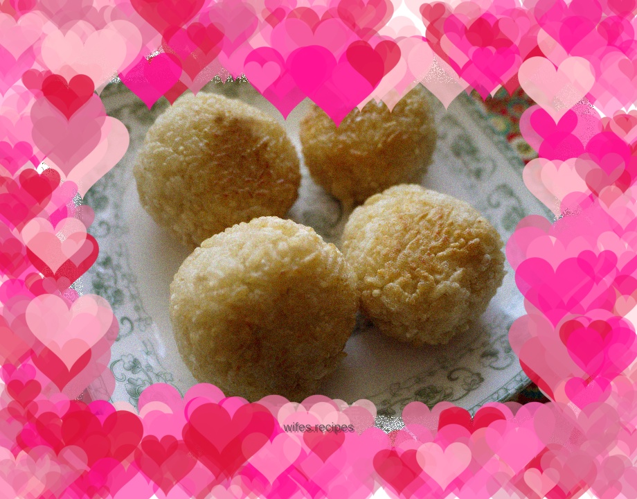 Pan-fried glutinous rice balls