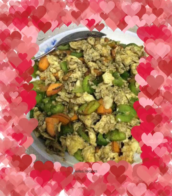 Fried eggs with green pepper Jiang Shang Feixue Wang Hongbin