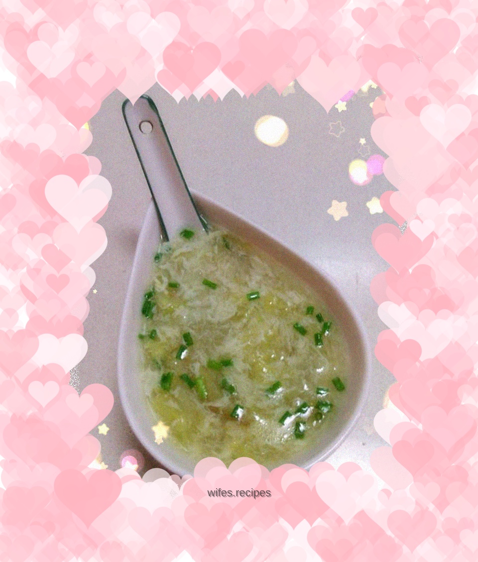 Scallop and cabbage soup