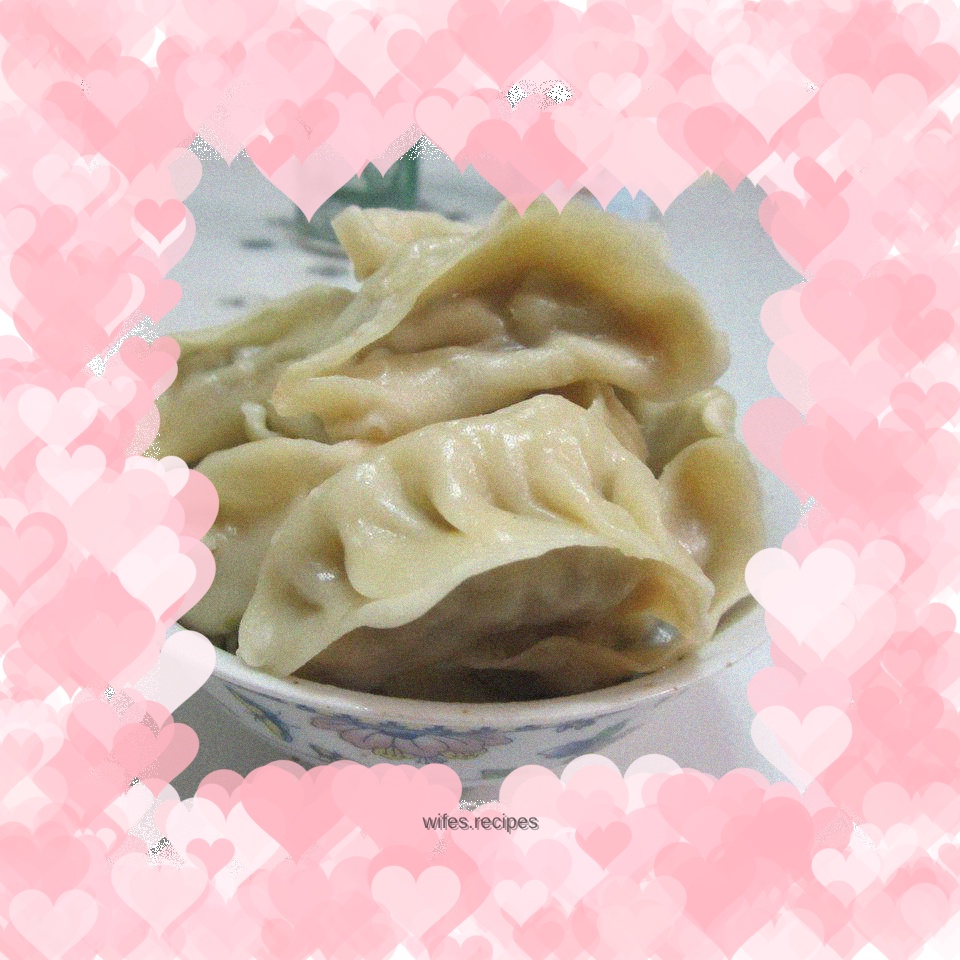 Fungus and pork dumplings