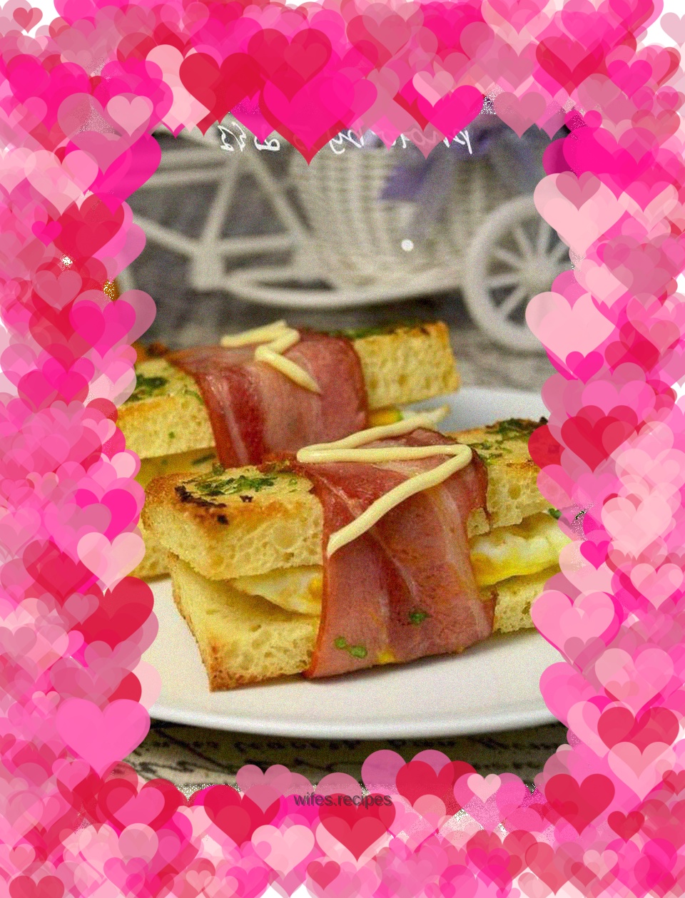 Chive and Bacon Sandwich