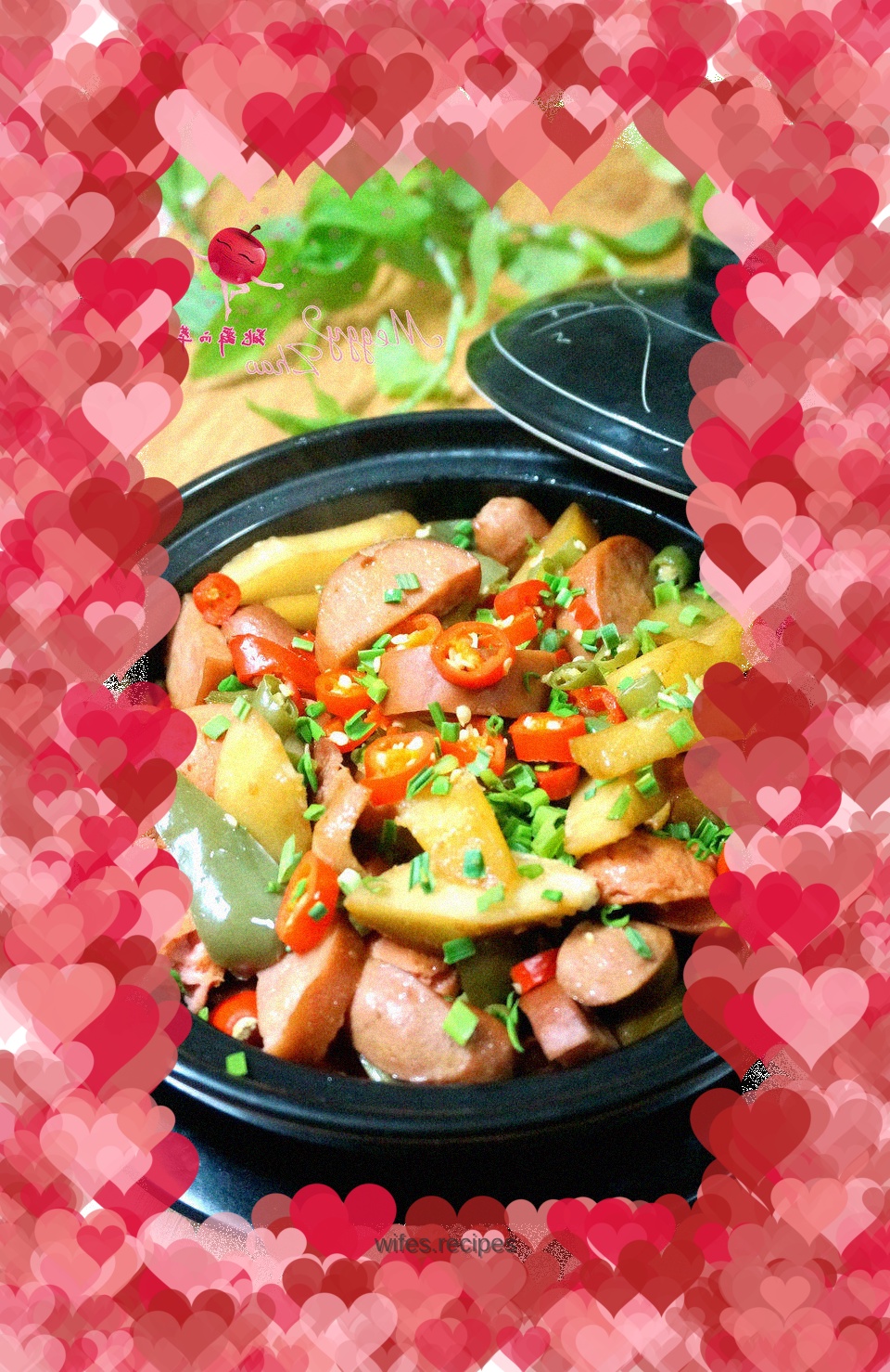 Various ham sausages