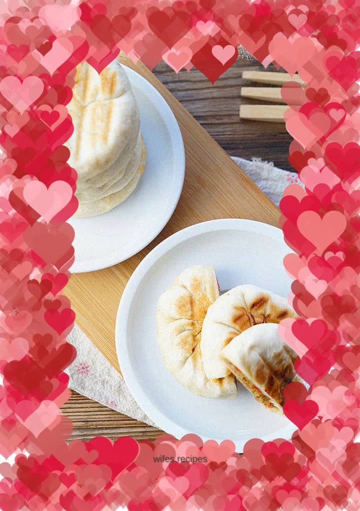 Beef and onion pancake