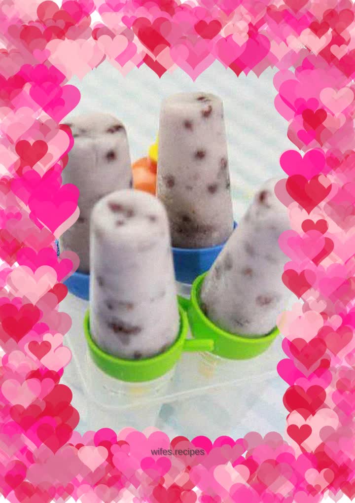 Red bean popsicle - childhood memories of sweet popsicles