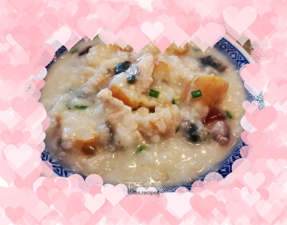 Preserved egg and lean meat porridge