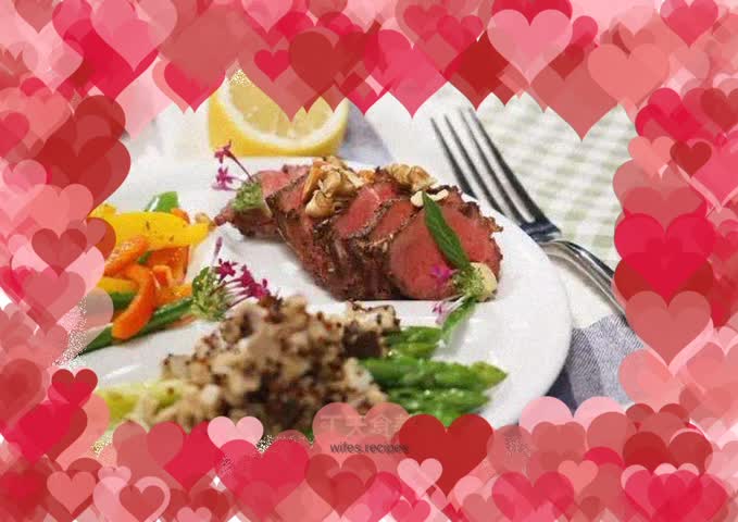 Healthy low-temperature slow-roasted veal