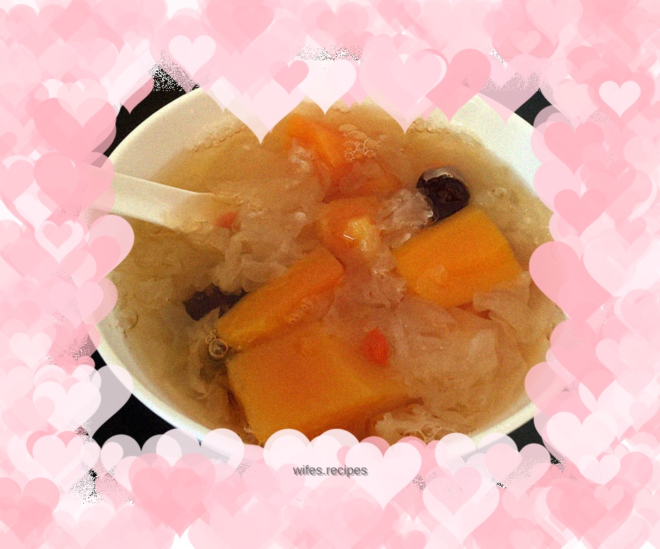 Papaya and Tremella Sugar Water