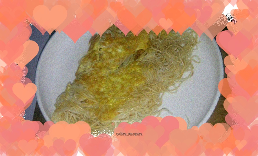 Noodle pancake