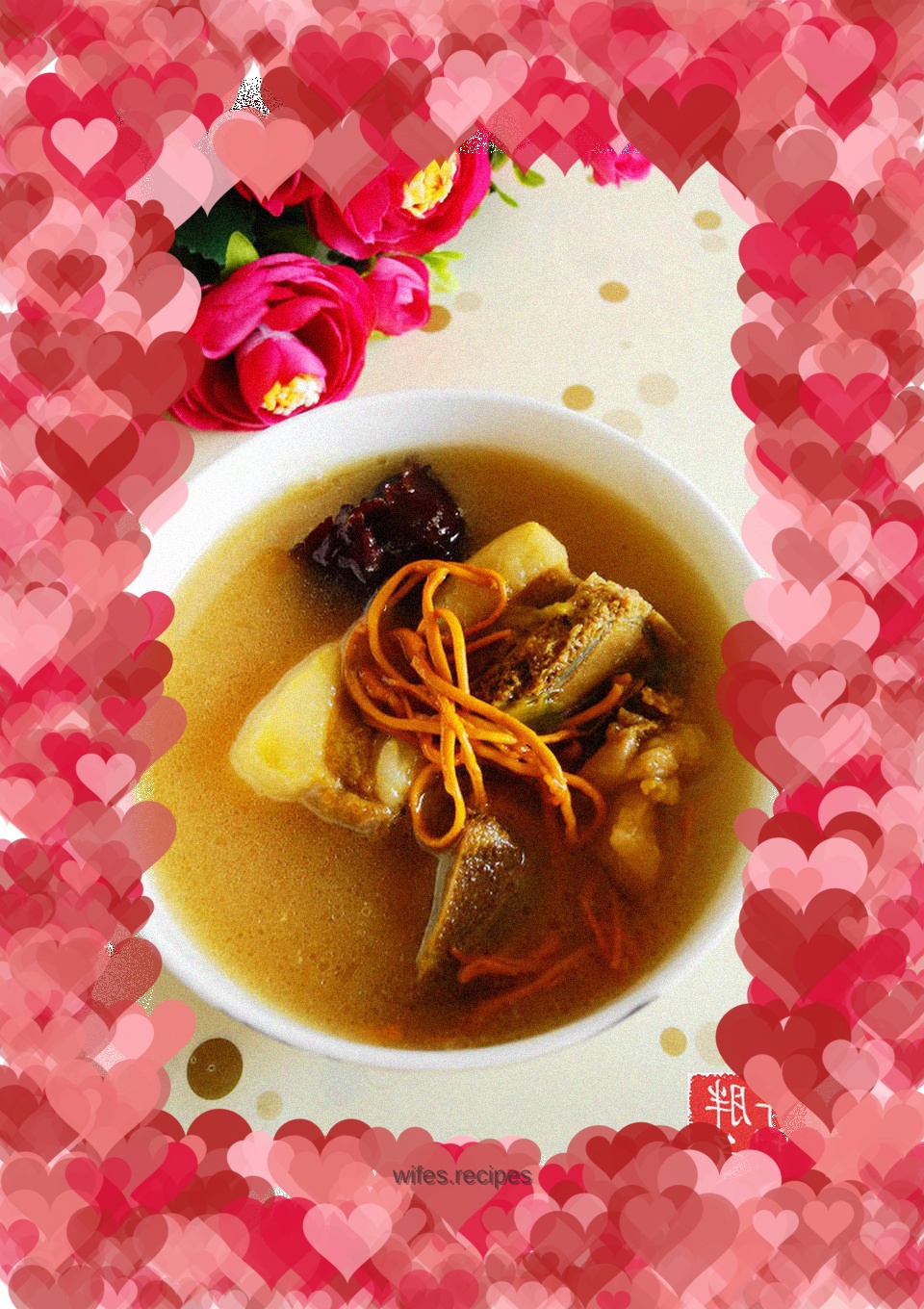 Braised Lamb Chops with Cordyceps Flower and Jujube