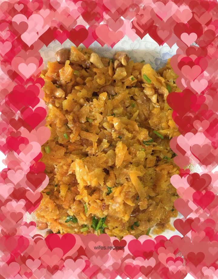 Fried sweet potato shreds