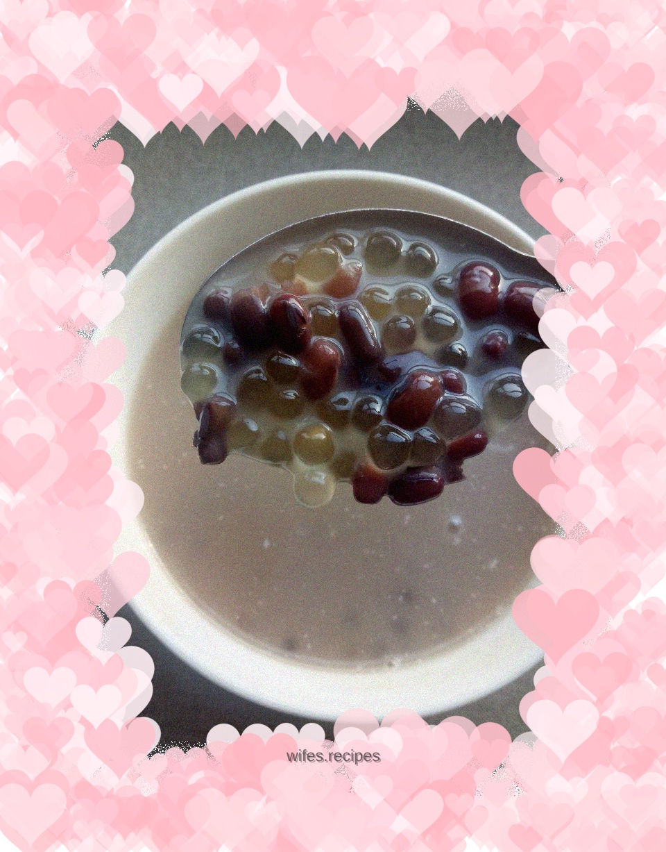 Milky Red Bean Sago Dew