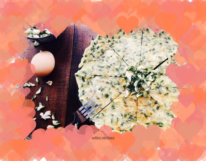 Sophora flower egg cake