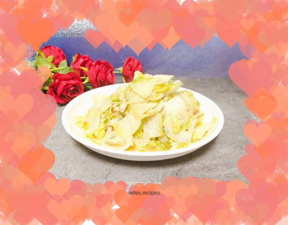 Chicken stir-fried cabbage