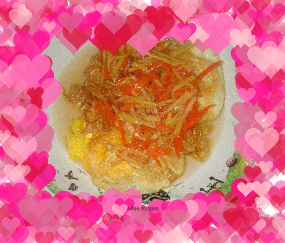 Five-leaf fried eggs