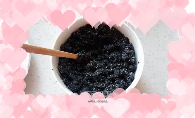 Black sesame filling