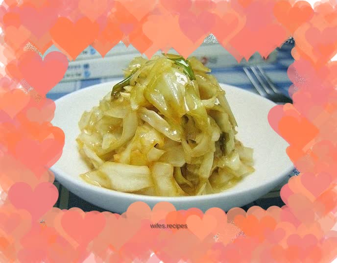 Stir-fried cabbage
