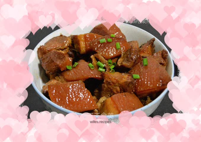 Rock sugar braised pork