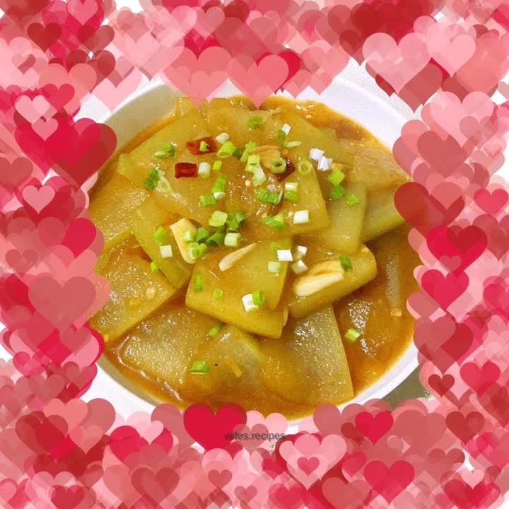 Winter Melon with Oyster Sauce