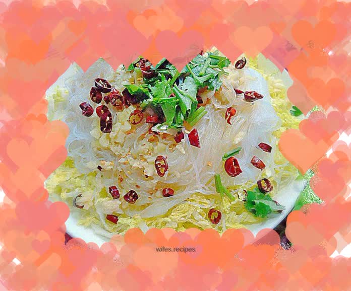 Cabbage mixed with vermicelli