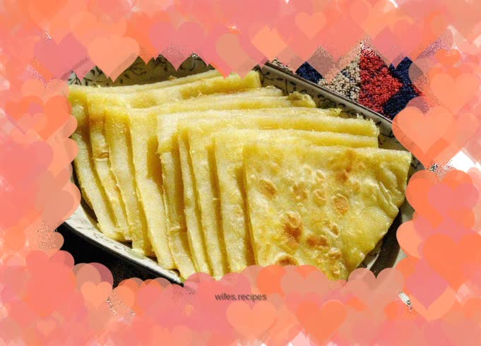 Hot noodle pancake