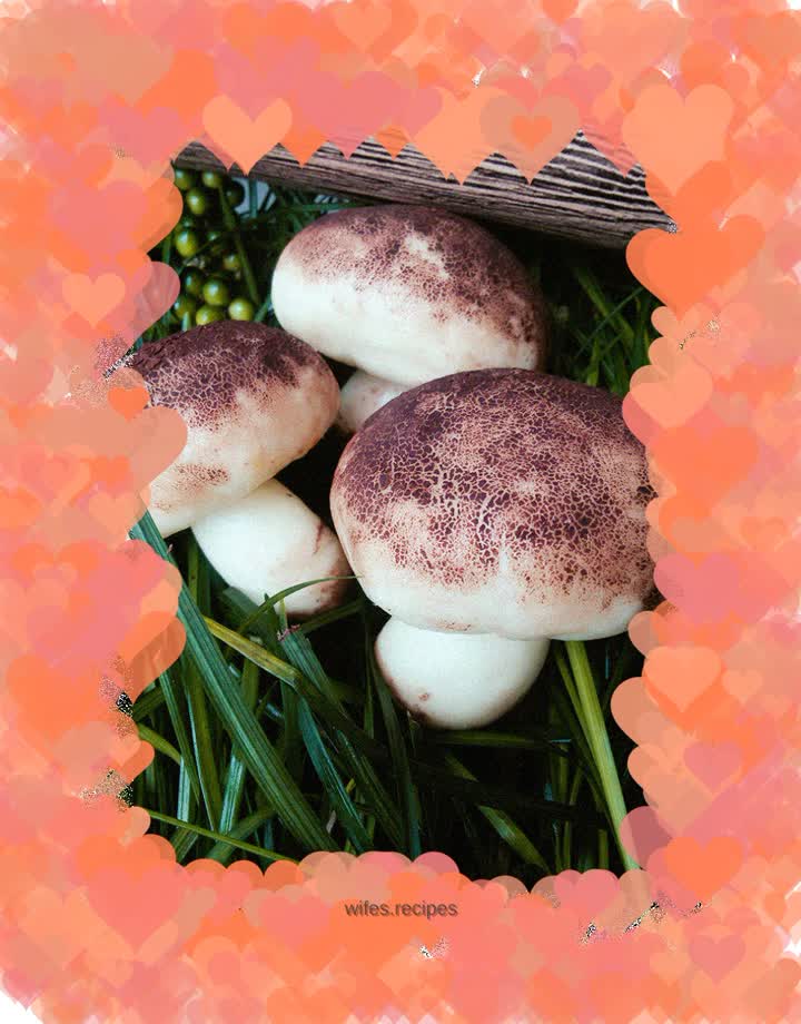 Simulated mushroom buns