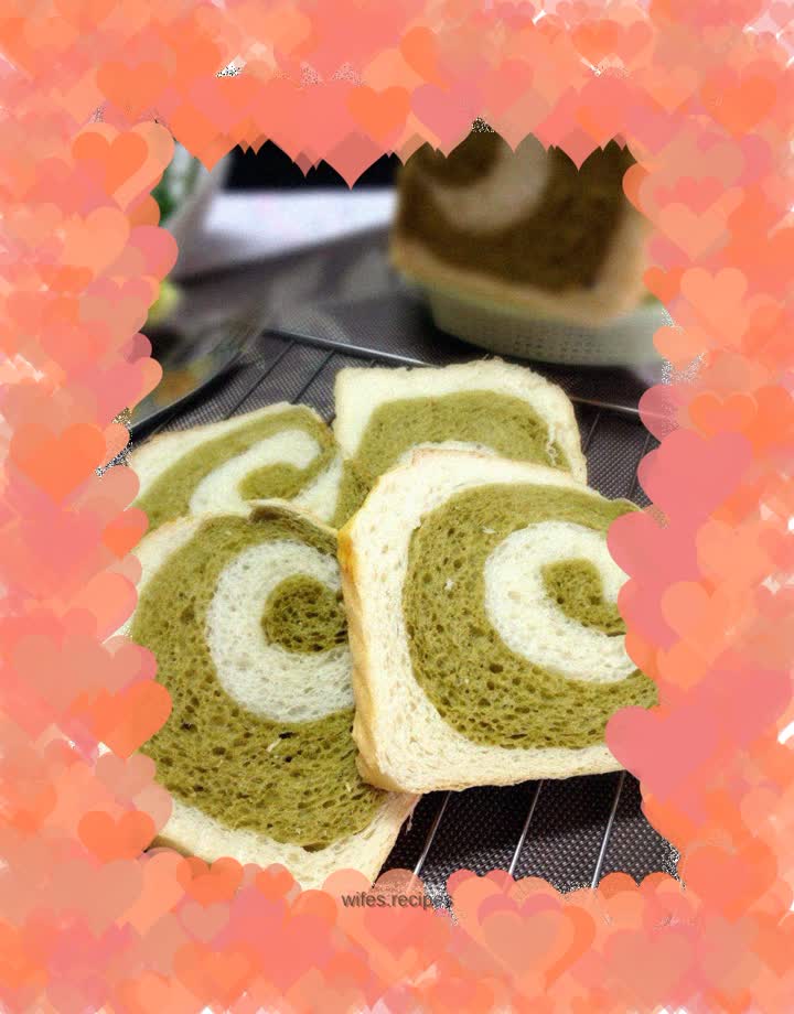 Two-color protein toast
