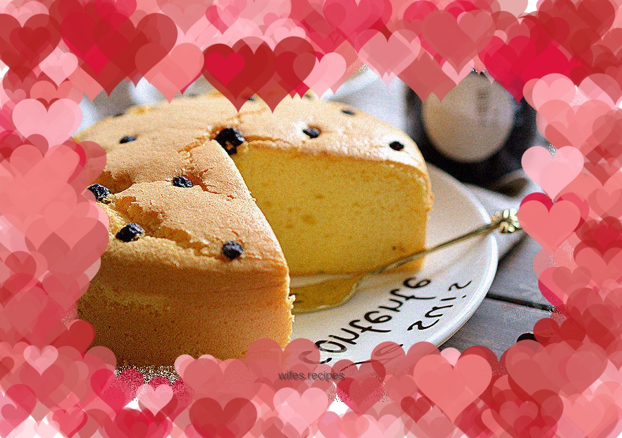 Blueberry Chiffon Cake