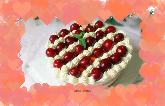 Cherry mousse cake