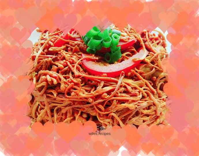 Stir-fried Lean Pork with Cordyceps Flowers