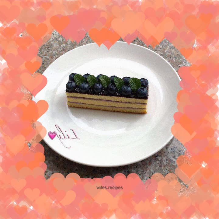 Blueberry Honey Cake