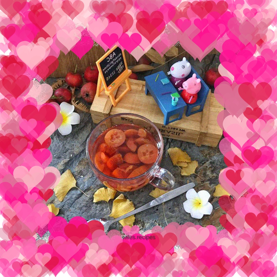 Rock sugar hawthorn drink