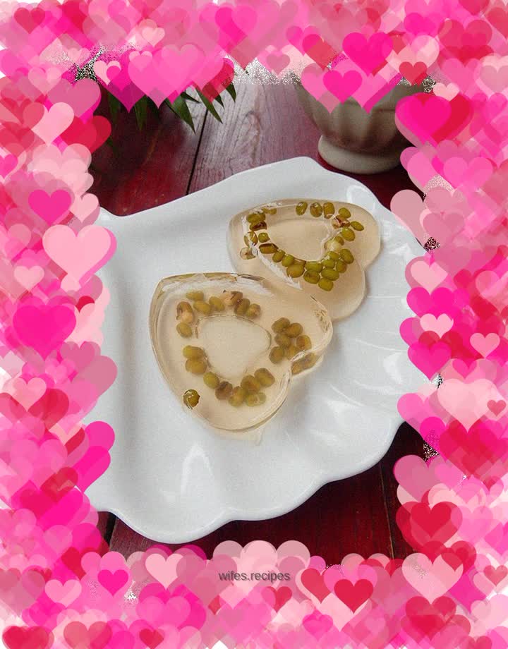 Mung bean white jelly
