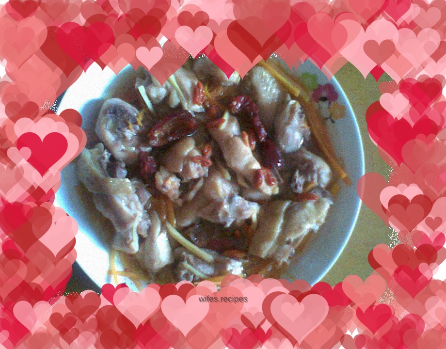 Steamed Chicken with Carrots and Red Dates