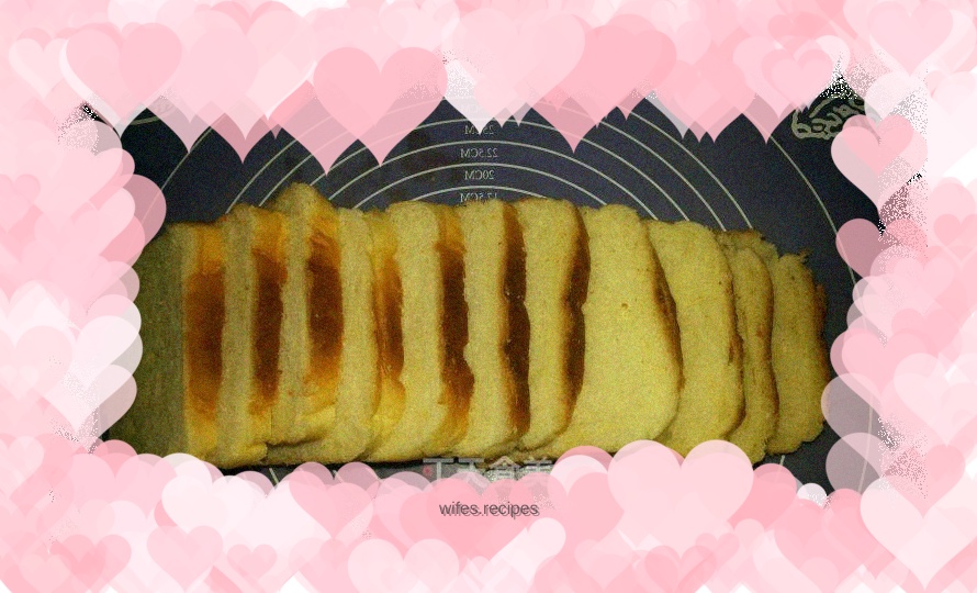 White toast